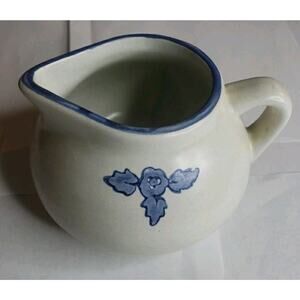 Pfaltzgraff Yorktowne Gravy Boat Blue Floral Country Cottagecore